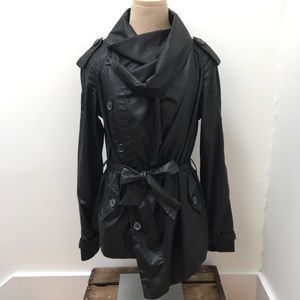 AllSaints Coated Pimlico Short Trench